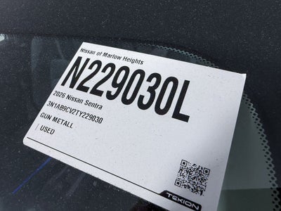 2026 Nissan Sentra SV