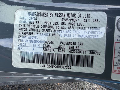 2024 Nissan Z Performance