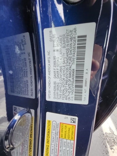 2018 Honda Accord EX-L