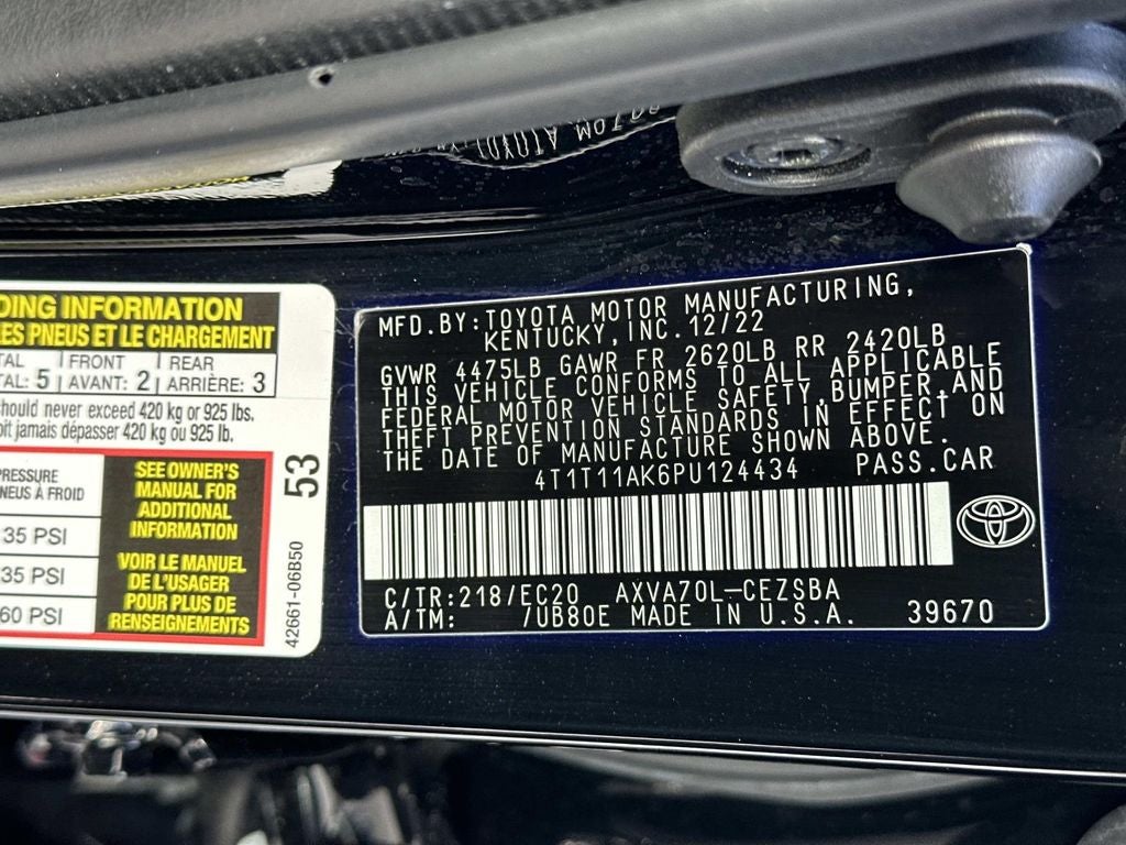 2023 Toyota Camry SE Nightshade