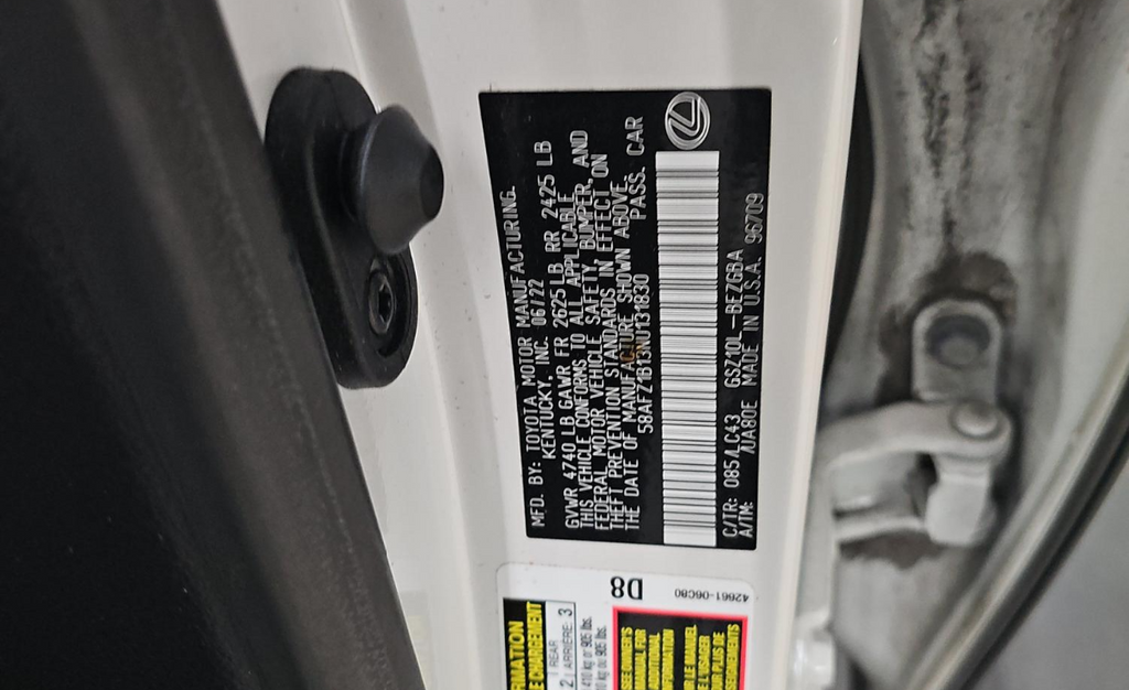 2022 Lexus ES 350 Ultra Luxury