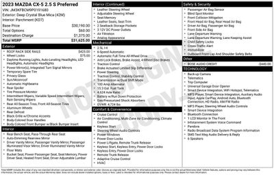 2023 Mazda Mazda CX-5 2.5 S Preferred Package