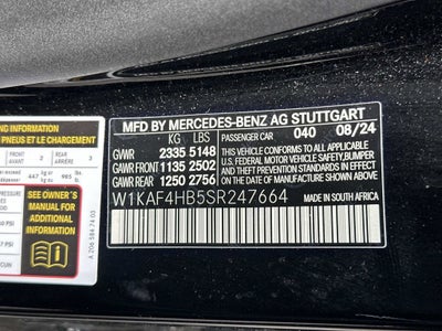 2025 Mercedes-Benz C-Class C 300 4MATIC®