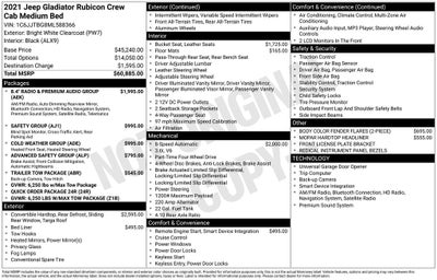 2021 Jeep Gladiator Rubicon