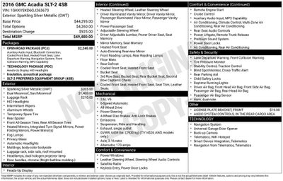 2016 GMC Acadia SLT-2