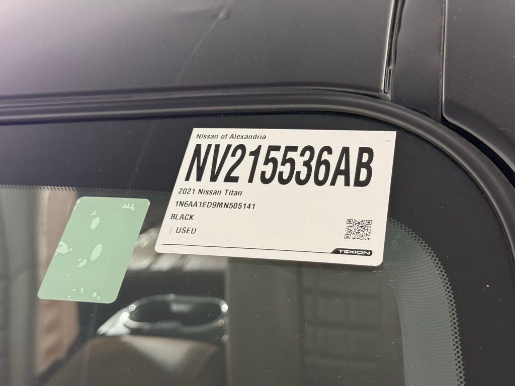 2021 Nissan Titan Platinum Reserve Nissan Certified