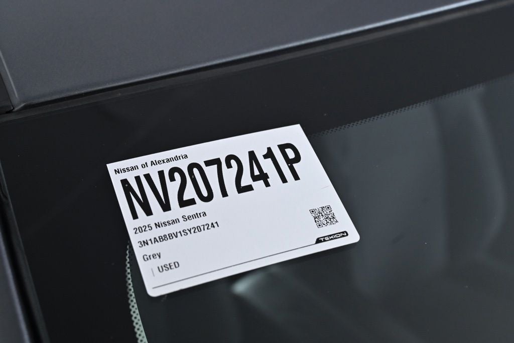 2025 Nissan Sentra S Nissan Certified