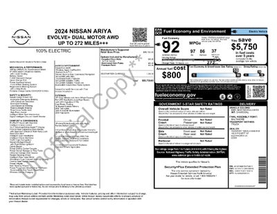 2024 Nissan Ariya EVOLVE+ e-4ORCE