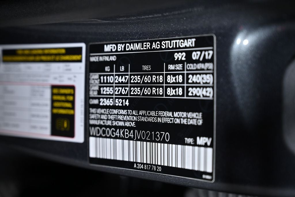 2018 Mercedes-Benz GLC GLC 300 4MATIC®