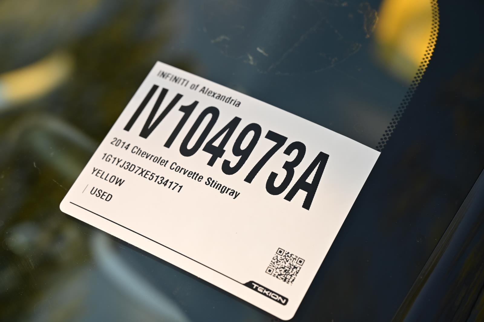 2014 Chevrolet Corvette Stingray Z51 2LT