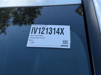 2023 INFINITI QX55 SENSORY