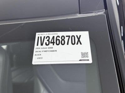 2026 INFINITI Qx60 SPORT
