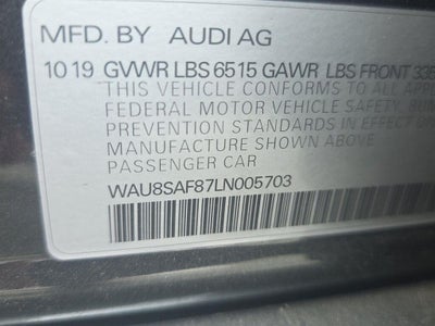 2020 Audi S8 4.0 TFSI
