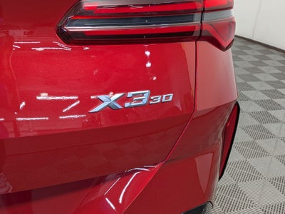 2025 BMW X3 30 xDrive