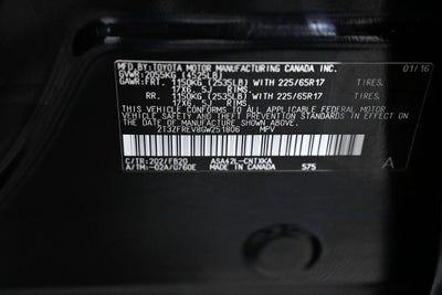 2016 Toyota RAV4 Base