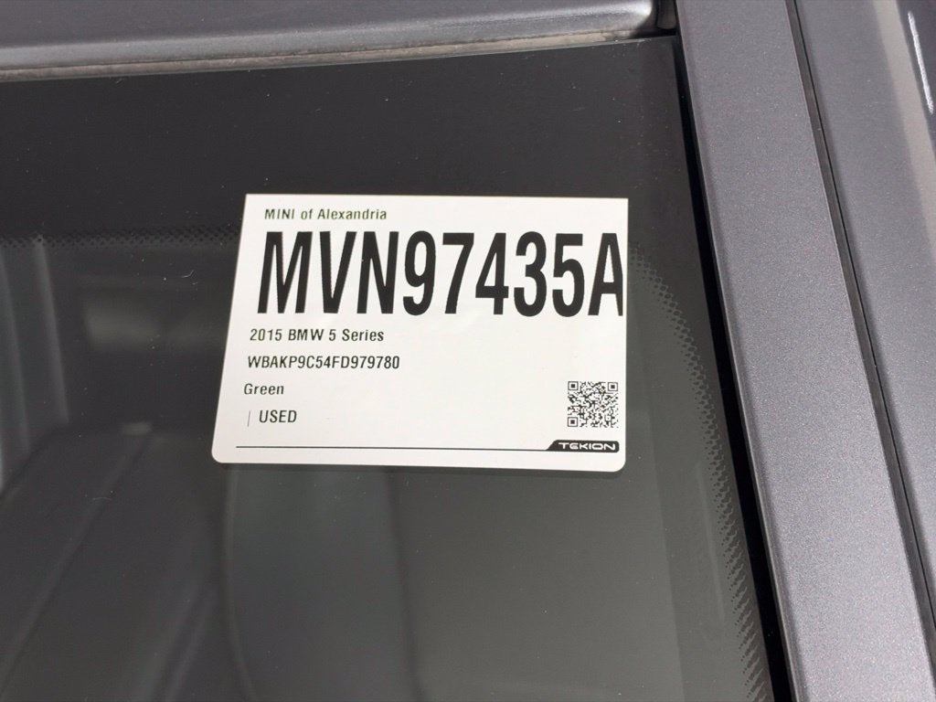 2015 BMW 5 Series 550i xDrive
