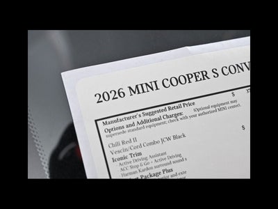 2026 MINI CONVERTIBLE ICONIC