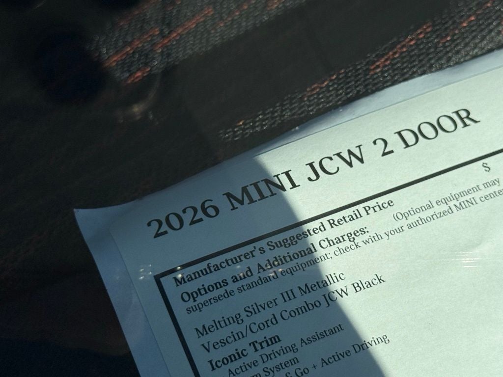 2026 MINI Hardtop 2 Door John Cooper Works