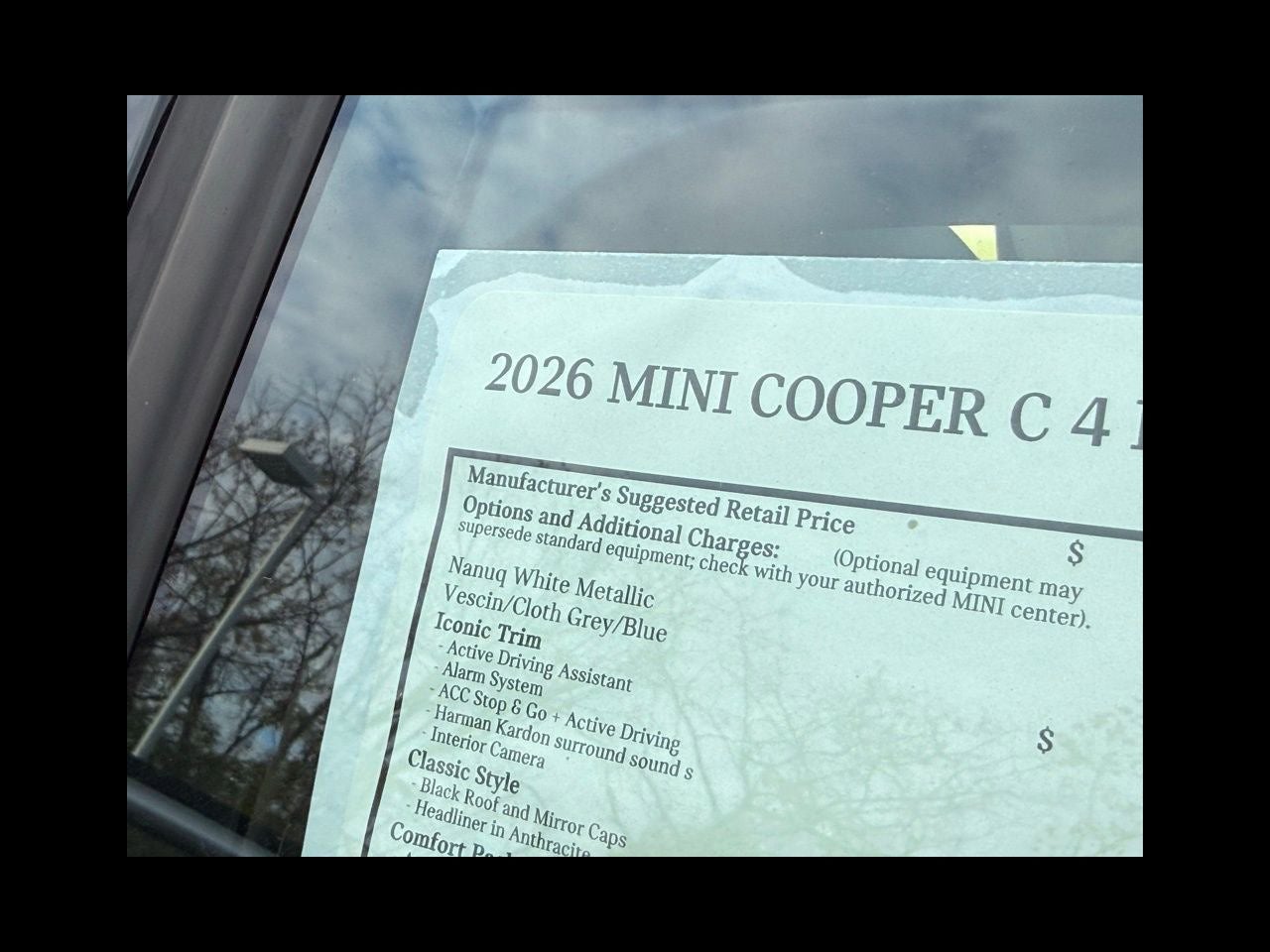 2026 MINI 4 DOOR ICONIC