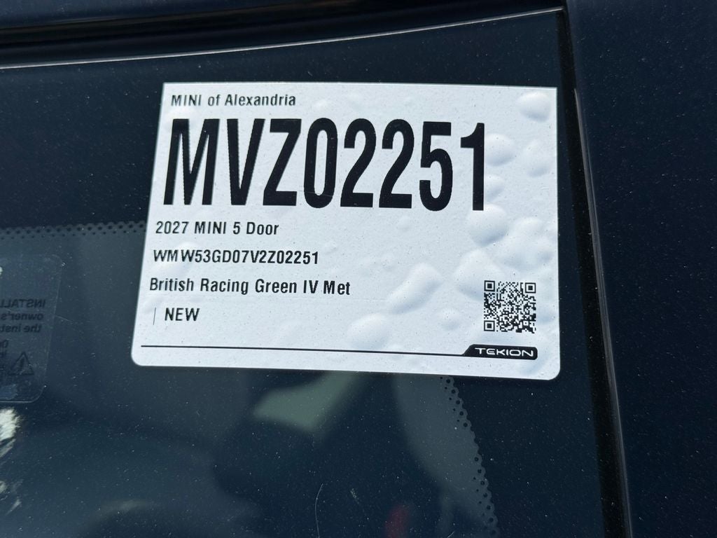 2027 MINI Cooper S Signature Plus 4 Door