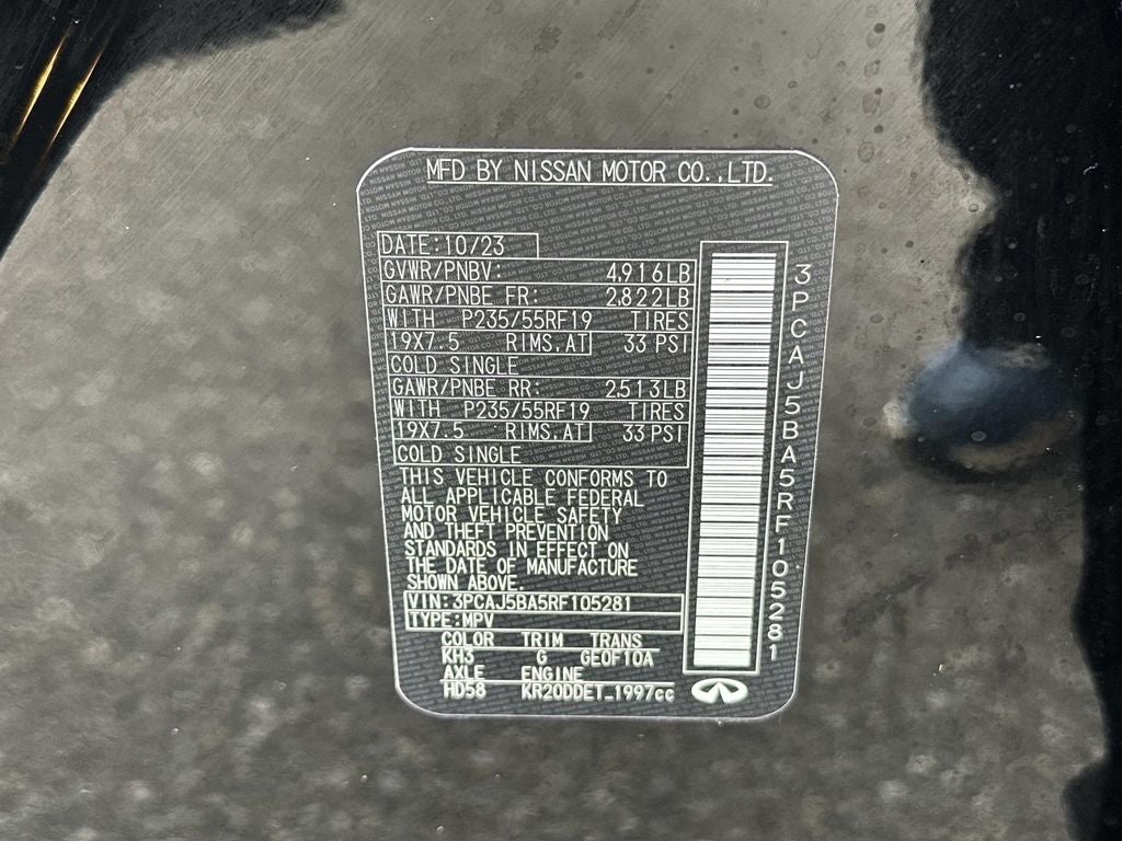 2024 INFINITI QX50 LUXE