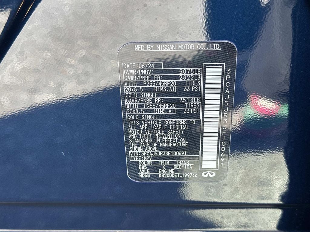 2025 INFINITI QX55 LUXE