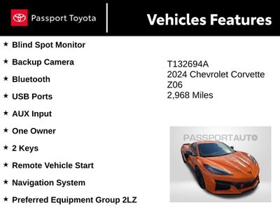 2024 Chevrolet Corvette Z06 2LZ