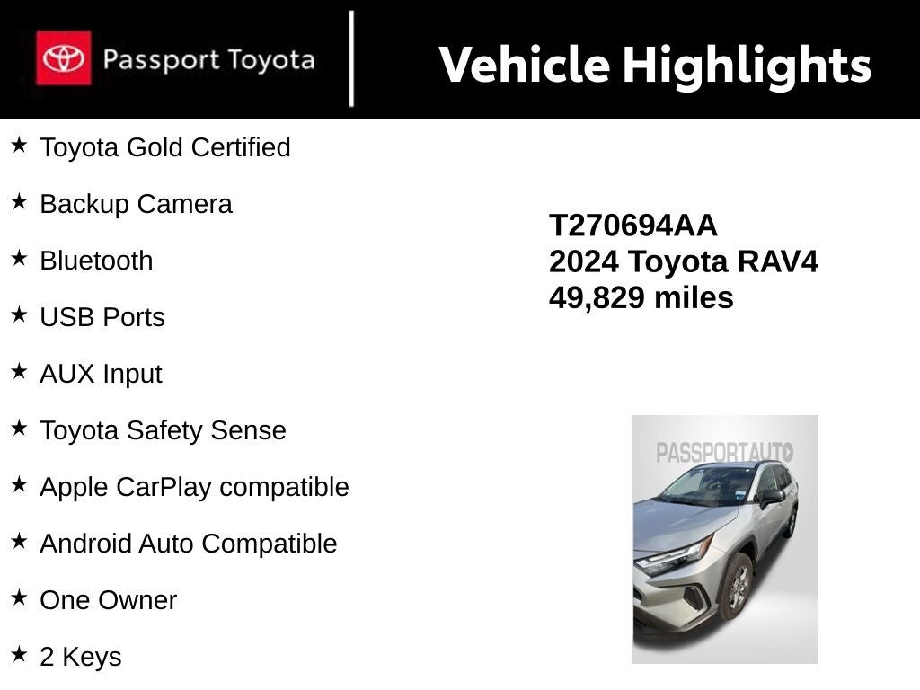 2024 Toyota RAV4 Hybrid LE