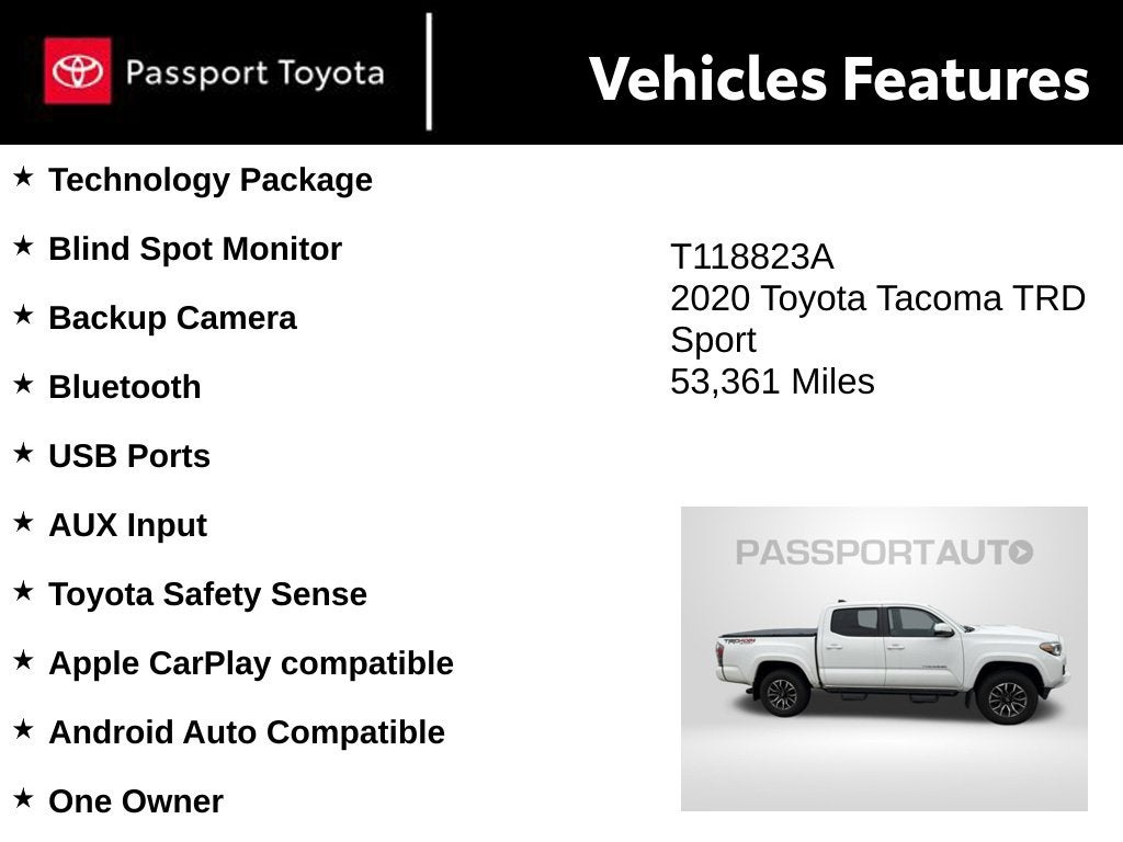 2020 Toyota Tacoma TRD Sport V6