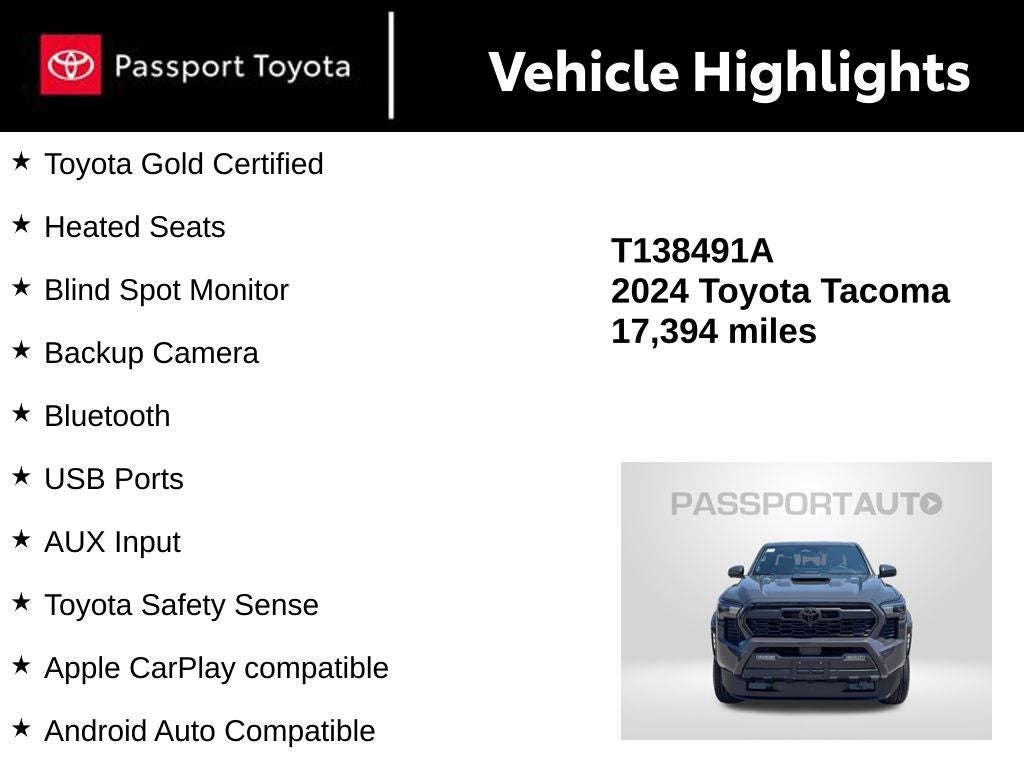 2024 Toyota Tacoma TRD Sport