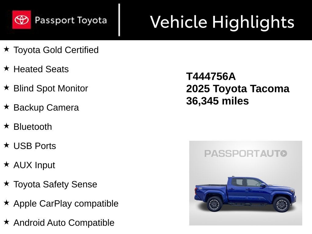 2025 Toyota Tacoma TRD Sport