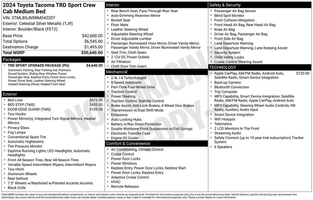 2024 Toyota Tacoma TRD Sport