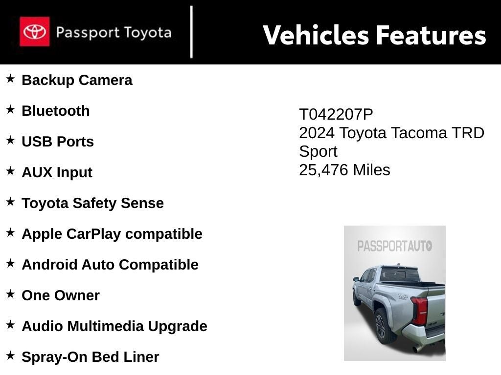 2024 Toyota Tacoma TRD Sport