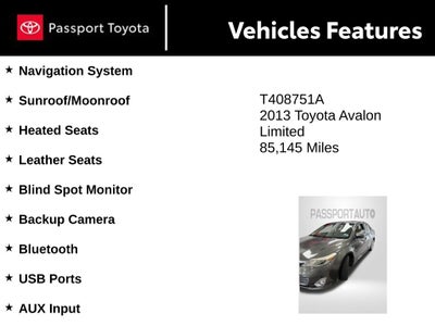 2013 Toyota Avalon Limited