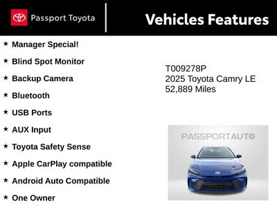 2025 Toyota Camry LE
