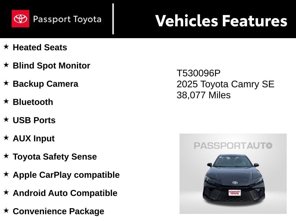 2025 Toyota Camry SE