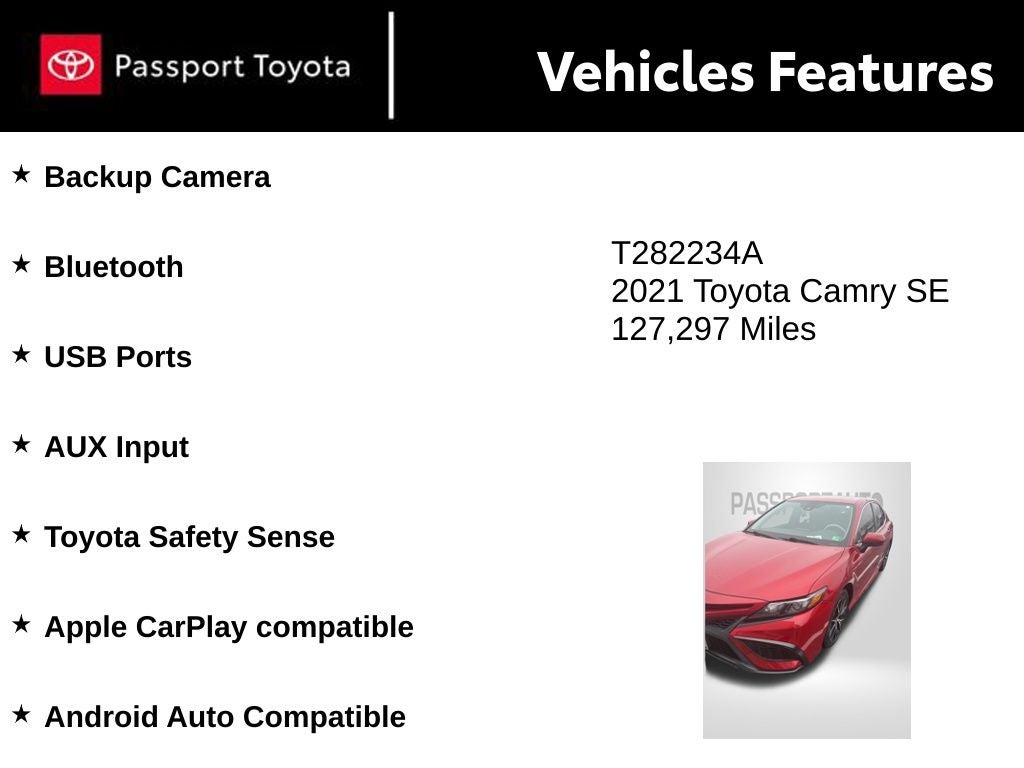 2021 Toyota Camry SE