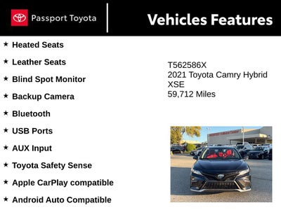 2021 Toyota Camry Hybrid XSE