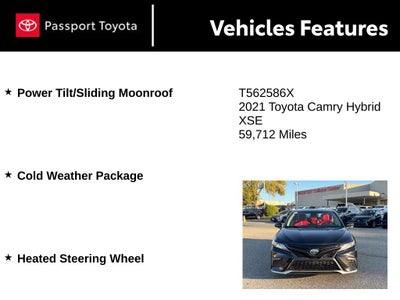 2021 Toyota Camry Hybrid XSE