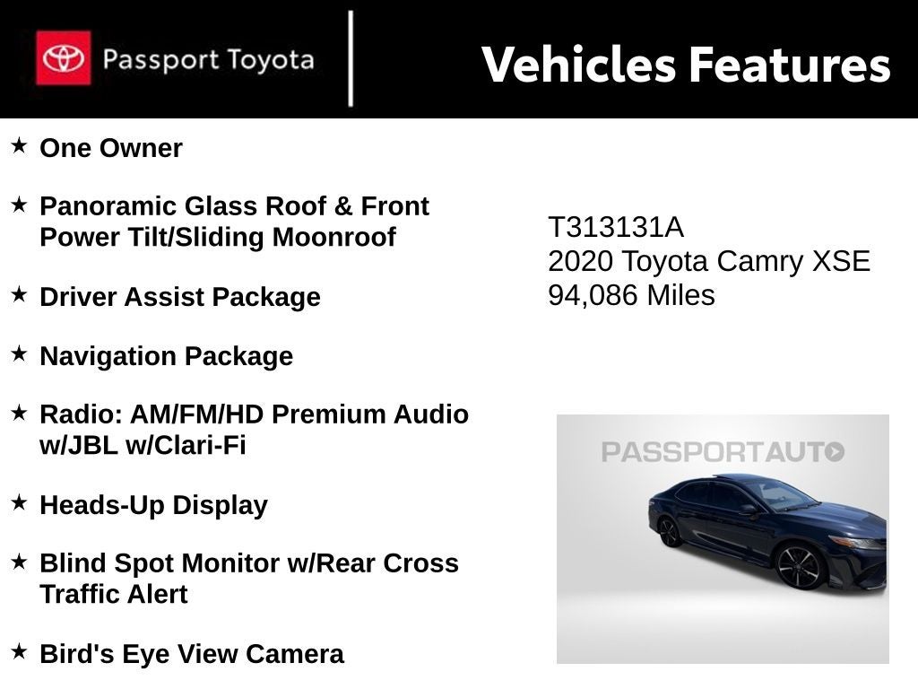 2020 Toyota Camry XSE
