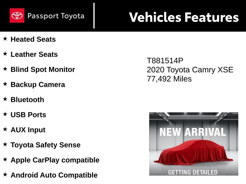 2020 Toyota Camry XSE
