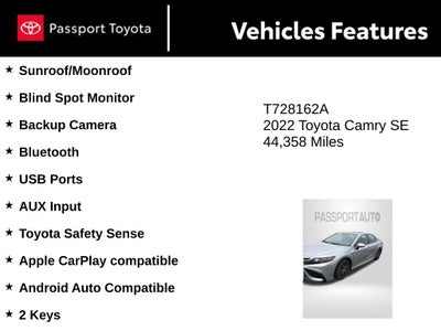 2022 Toyota Camry SE