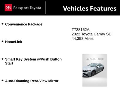 2022 Toyota Camry SE