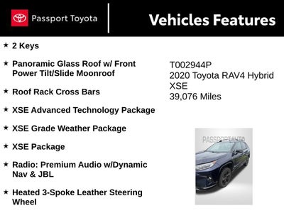 2020 Toyota RAV4 Hybrid XSE