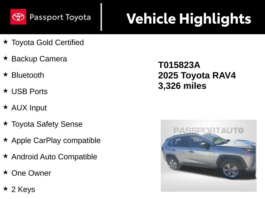 2025 Toyota RAV4 Hybrid LE
