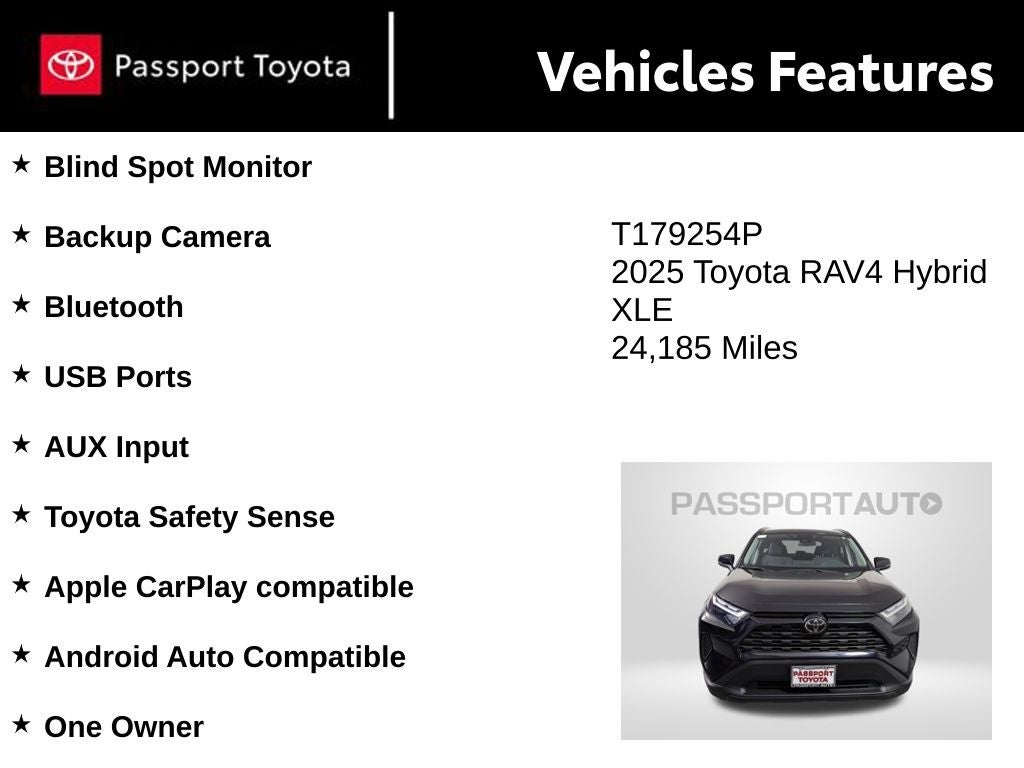 2025 Toyota RAV4 Hybrid XLE