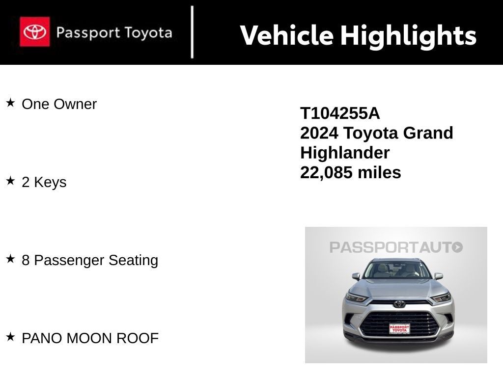 2024 Toyota Grand Highlander XLE