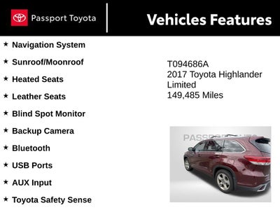 2017 Toyota Highlander Limited