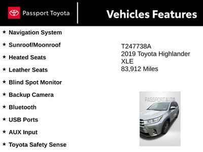 2019 Toyota Highlander XLE
