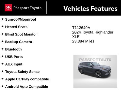 2024 Toyota Highlander XLE